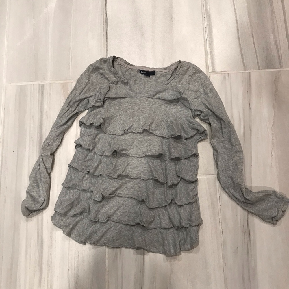 Ruffle shirt.